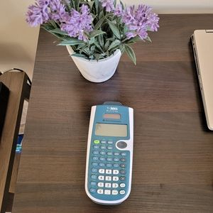 💙 Texas Instruments TI-30 XS school college blue solar charged math calculator